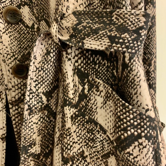 INC TRENCHCOAT phyton print - Picture 10 of 12